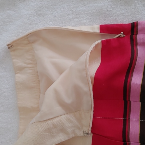 Loft Stripe Skirt Size 4 - Picture 3 of 6